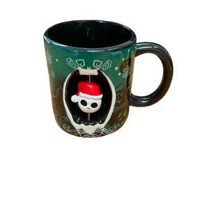 Disney NIGHTMARE BEFORE CHRISTMAS Santa Jack Mug 3D Spinner NEW